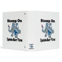 Elephant Stomp On Epstein-Barr Virus 3 Ring Binder