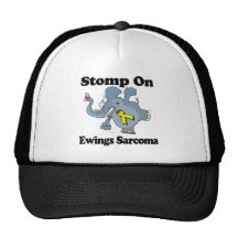 Elephant Stomp On Ewings Sarcoma Mesh Hat