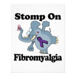 Elephant Stomp On Fibromyalgia Custom Announcement