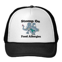 Elephant Stomp On Food Allergies Hat