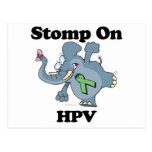 Elephant Stomp On HPV Post Card