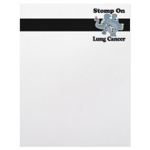 Elephant Stomp On Lung Cancer Personalized Letterhead