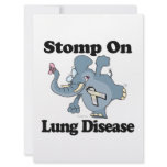 Elephant Stomp On Lung Disease Custom Announcements
