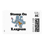 Elephant Stomp On Lupus Stamps