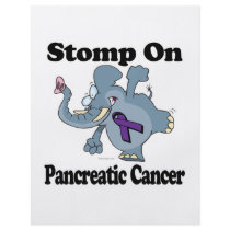 Elephant Stomp On Pancreatic Cancer Flyer Design
