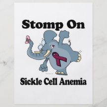 Elephant Stomp On Sickle Cell Anemia Personalized Flyer