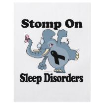 Elephant Stomp On Sleep Disorders Flyer Design