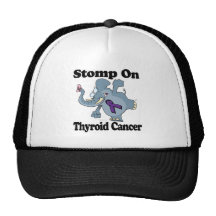 Elephant Stomp On Thyroid Cancer Hats