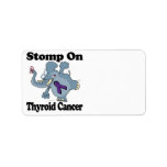Elephant Stomp On Thyroid Cancer Personalized Address Labels