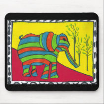 Elephant stroll mousepads