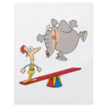 elephant teeter totter doom cartoon flyers