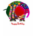 elephant the celebrator: Happy Birthday t-shirts