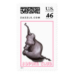 Elephant Thoughts Postage Stamps