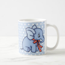 Elephant Toy Blue Mug