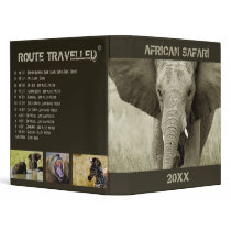 Elephant & travel itinerary binders by Rowood Elephant & travel itinerary binders