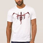 Elephant Tribal Tattoo - red and black T Shirts
