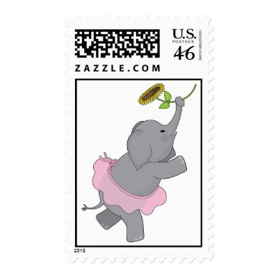 Elephant Tutu Postage