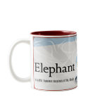 Elephant Under Glass Mug