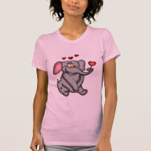 Elephant Valentine T-shirts and Gifts