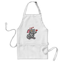 Elephant Valentine T-shirts and Gifts aprons