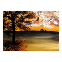 Elephant Walk ACEO Art Trading Cards business cards