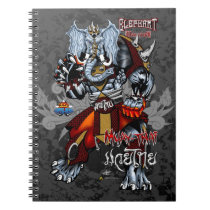 Elephant Warrior - Muay-Thai - Notebook