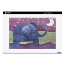 Elephant wishes upon a star laptop skin