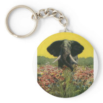 Elephant with Cobra keychains by Tchotchke Elephant with Cobra keychains