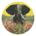 Elephant with Cobra stickers by Tchotchke Elephant with Cobra stickers