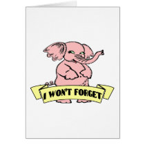 Elephant Won't Forget cards by goldnsun Elephant Won't Forget cards