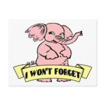 Elephant Won't Forget postcards by goldnsun Elephant Won't Forget postcards