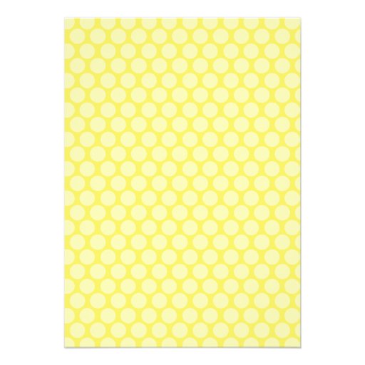 Elephant Yellow Dots Gender Neutral Baby Shower Announcements