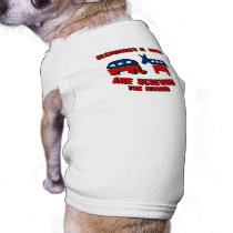 Elephants and Asses are screwing the masses 2 pet clothing by Politicaltshirts Elephants and Asses are screwing the masses 2 pet clothing