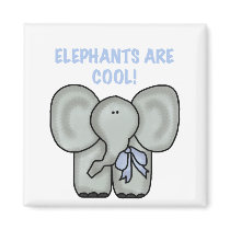 Elephants Are Cool Tshirts and Gifts Magnet