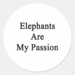 Elephants Are My Passion Sticker