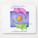 Elephants Can Fly! mousepads
