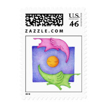 Elephants Can Fly! Stamp