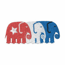 elephants embroidered shirts