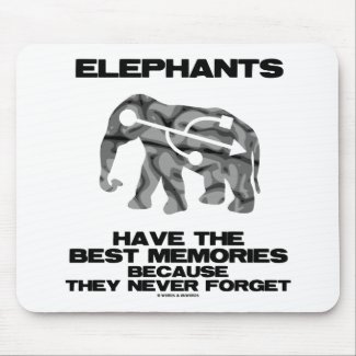 Elephants Have The Best Memories They Never Forget Mouse Pad