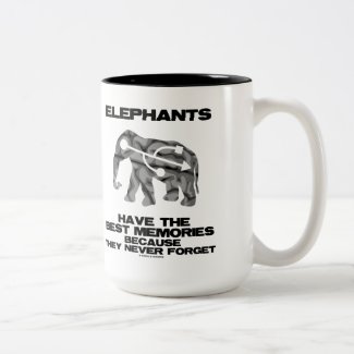 Elephants Have The Best Memories They Never Forget Coffee Mugs