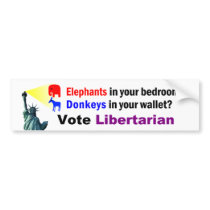 Elephants In Your Bedroom bumper stickers