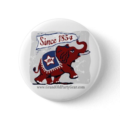Elephants Kids Button