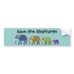 Elephants Never Forget Bumper Sticker