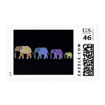 Elephants Never Forget Postage Stamps