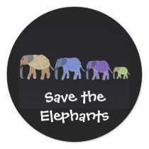 Elephants Never Forget stickers