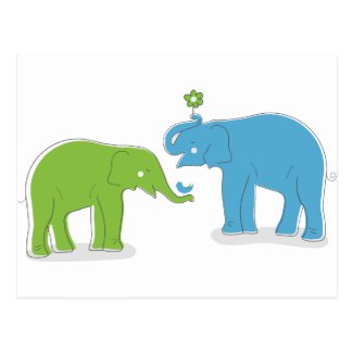 Elephants Post Cards