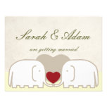 elephants row save the date personalized invitation