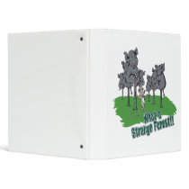 elephants scared of mouse funny forest vector cart vinyl binder