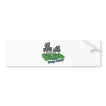 elephants scared of mouse funny forest vector cart bumper stickers