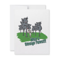 elephants scared of mouse funny forest vector cart personalized announcement